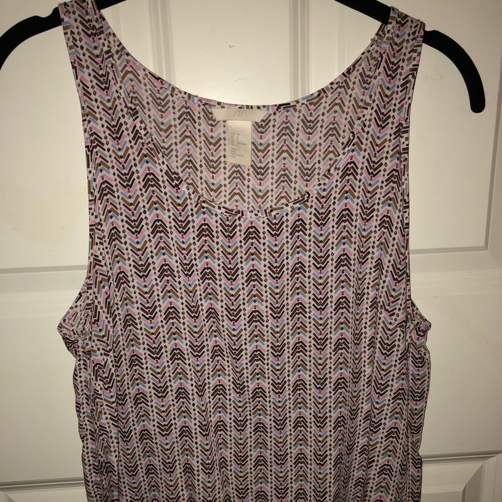 Pattern tank top